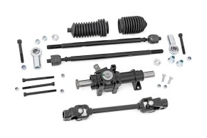 Polaris Ranger RZR 800 Rack and Pinion - Rough Country - Heavy Duty - Black - '09-'13